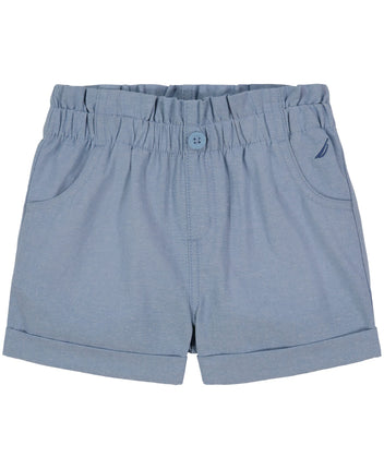 Nautica Girls' Pull-on Lightweight Shorts Casual, 