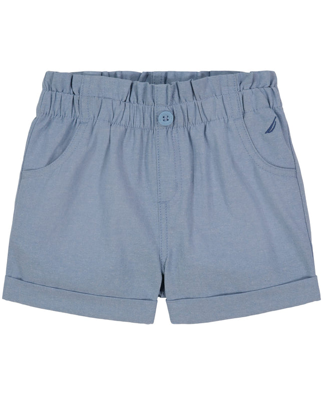 Nautica Girls' Pull-on Lightweight Shorts Casual, 