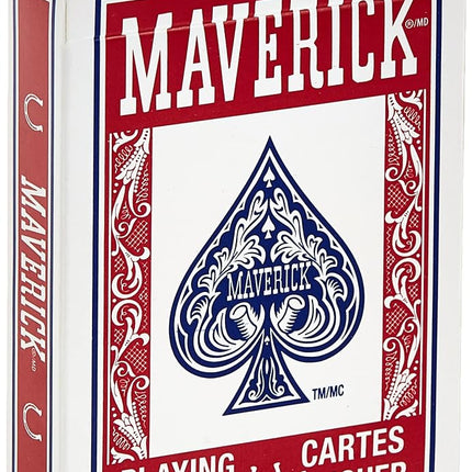 Maverick Standard Index Playing Cards, 1 CT (Colors May Vary)