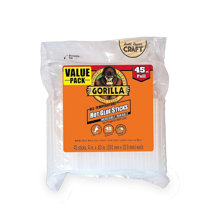 High-Temp Glue Sticks-.43"X4" 45/Pkg