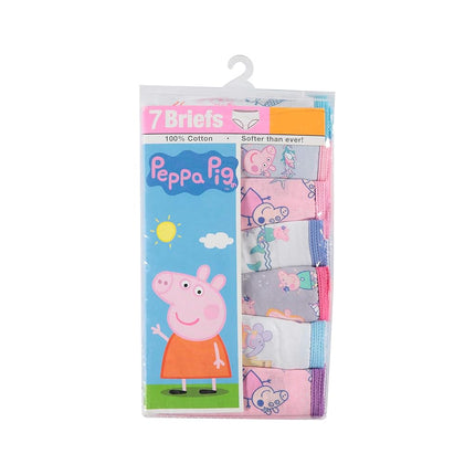 Peppa Pig Girls' Underwear Multipacks, Peppa7pk, 2-3T