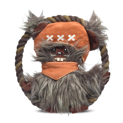 Official Star Wars Ewok Plush Squeaky Dog Toy | Ad