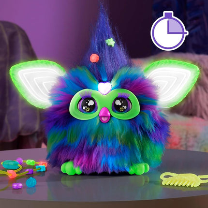 Furby Galaxy Glow in the Dark Interactive Plush Toy - English Version, Galaxie