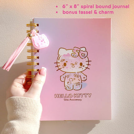 Horizon Group USA Set de diario "Hazlo tú misma" de Hello Kitty 50 Aniversario