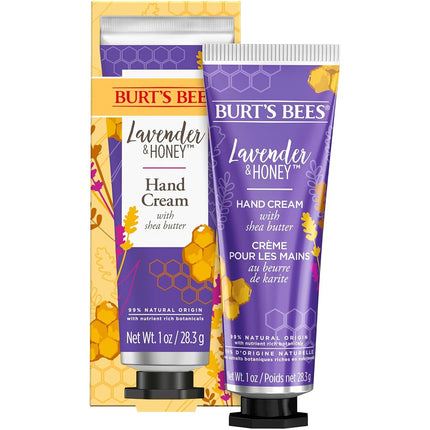 Burt's Bees Lavender and Hand Cream, Honey, 30 mil
