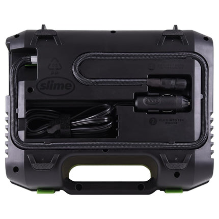Slime 50158 Flat Tire Repair Kit, Smart Spair Ultra, All-in-One Solution, Repairs and Inflates, Car/Trailer, 10 Min Fix