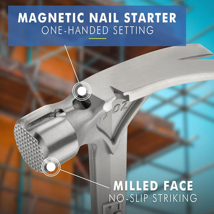 Ultra Framing Hammer NVG Milled 540g (19oz)