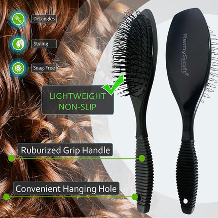 RemySoft One Twenty Three Loops - Brosse à boucles - Sans danger pour les extensions de cheveux, les tissages et les perruques par RemySoft