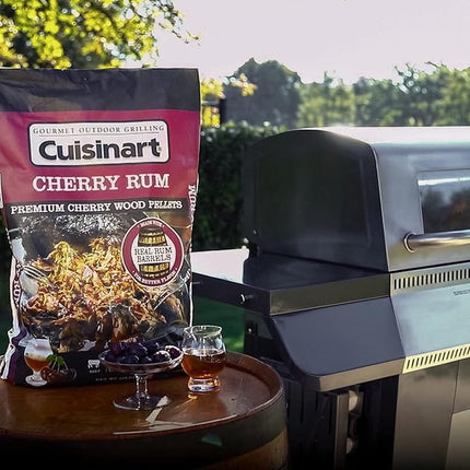Cuisinart CWPL-202 Gránulos de madera prémium para ahumar cereza y ron, 9.07 kg