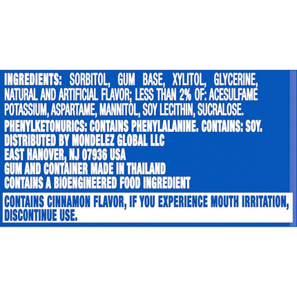 Chicle sin azúcar Trident Original Flavor, 6 paquetes de bolsillo de 28 unidades (168 unidades en total)