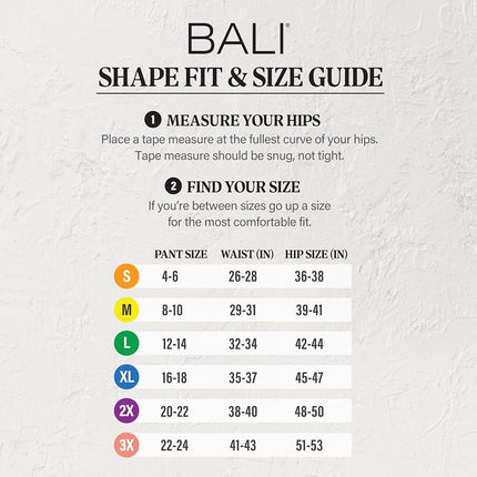 Bali Women's Shapewear Seamless Ultra Firm Control Brief Fajas 2-Pack Dfx245, Nude, XXXL (Pack of 2)