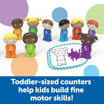 Learning Resources Skill Builders! Toddler 1-10 Counting Kids, Educational Toys for 18 Month Olds, Toddler Activities, Colour Teaching Toys, 20 Pieces, Age 18 Months, Multicolor (LER1060)