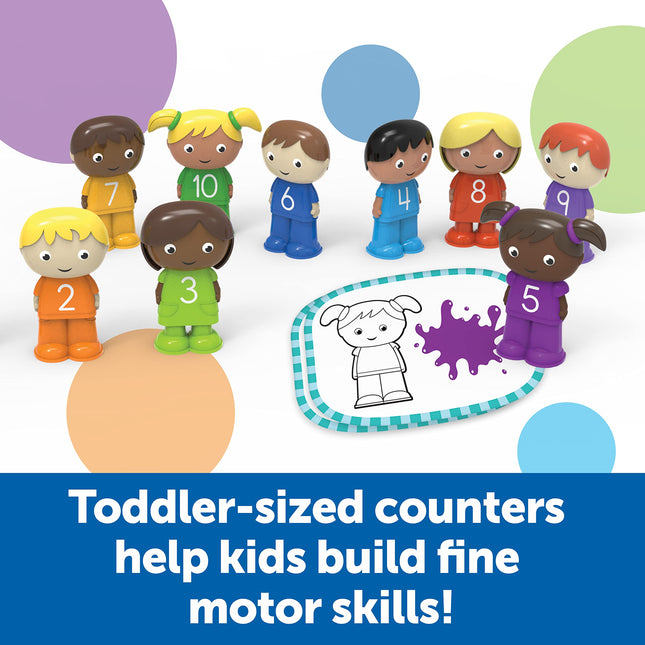 Learning Resources Skill Builders! Toddler 1-10 Counting Kids, Educational Toys for 18 Month Olds, Toddler Activities, Colour Teaching Toys, 20 Pieces, Age 18 Months, Multicolor (LER1060)