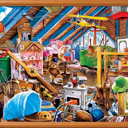 MasterPieces Rompecabezas de 550 Piezas para Adultos, Familia o Niños - Secretos del Ático - 18"x24"