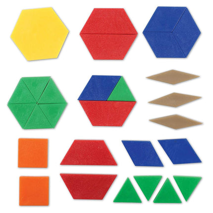 Learning Resources Plastic Pattern Blocks 0.5cm