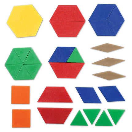 Learning Resources Plastic Pattern Blocks 0.5cm