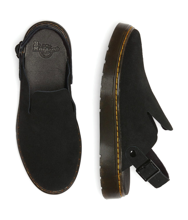Dr. Martens Unisex-Adult Carlson Mule, Black, 6 Women/5 Men