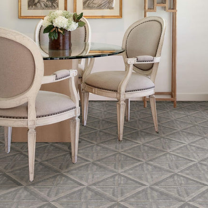 FloorPops FP3295 Townhouse Peel & Stick Floor Tiles, Gray