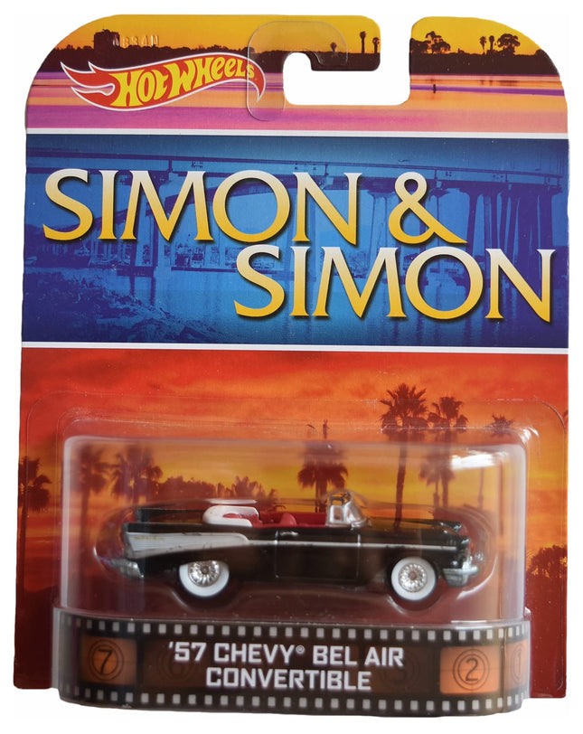 Hot Wheels '57 Chevy Bel Air Convertible, [Black] 