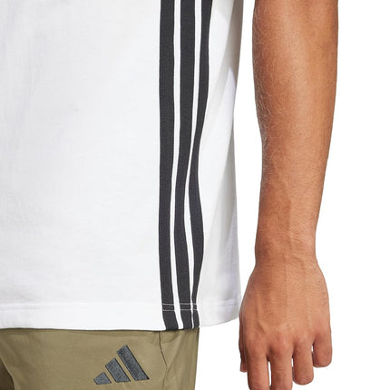 adidas Men's Short Sleeve T-Shirt, White/Black, XS