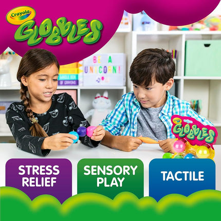 CRAYOLA GLOBBLES 6/PAQ COLORES SURT, Multicolor, Talla única