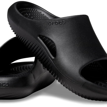 Crocs Unisex Adult Slide,Mellow Recovery Slide,Black,5 UK Men/ 6 UK Women