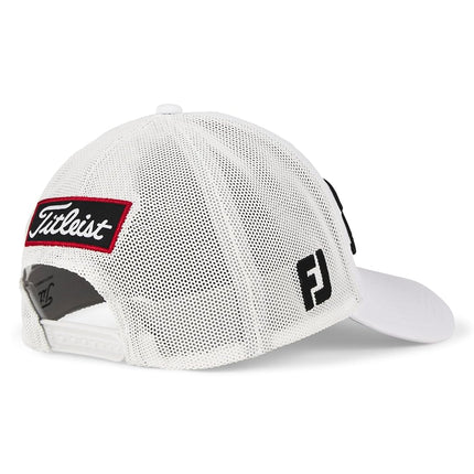 Titleist Men's Standard Tour Performance Mesh Golf Hat, White/Black