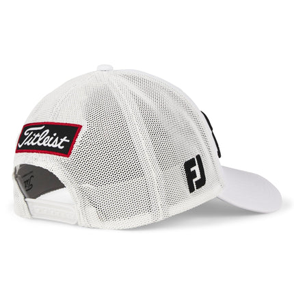 Titleist Men's Standard Tour Performance Mesh Golf Hat, White/Black