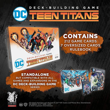 Cryptozoic Entertainment Teen Titans DC Deck Building Game
