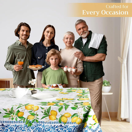 Maison d' Hermine Table Cloth Rectangle Table Reusable 100% Cotton 70"x120"
