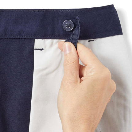 French Toast Husky Boys' Flat Front Double Knee Pant, Heather Gray, 16H