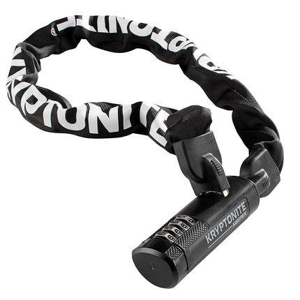Kryptonite 3281 Keeper 790 Combination Integrated Chain (7Mm X 90Cm) Locks, Black, 7 mm x 90 cm
