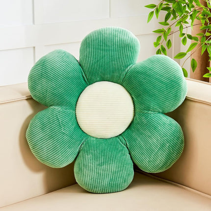 Kcvvcr Sage Green Flower Pillow, Soft 19.6" Flower