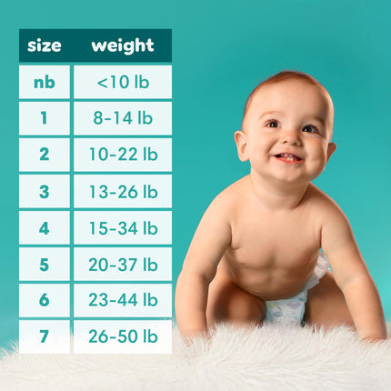 Pampers Baby-Dry Disposable Diapers Size 1, 120 Count, SUPER