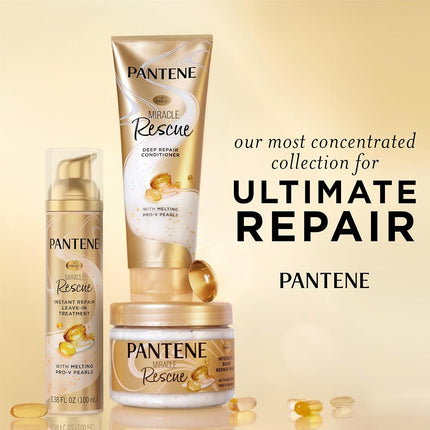 Pantene Miracle Rescue Hair Mask, Intensive Bond Repair with Melting Pro-V Pearls, Melts Away Damage, Builds Bonds, Strengthens Against Damage, Deep Conditioning for Dry Damaged Hair, 300 ml