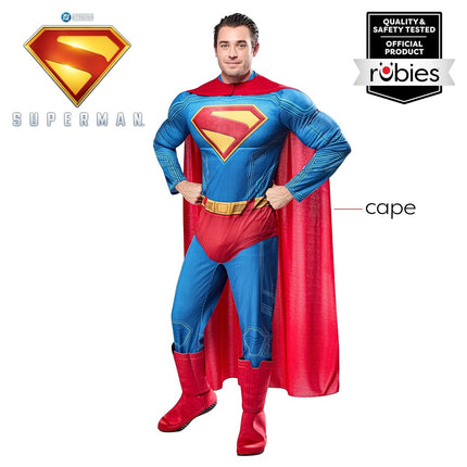 Rubies Superman 2025: Superman Cape for Adults, Men's One Size Red