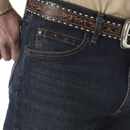 Wrangler Men's 20X 02 Competition Slim Fit Jean, Root Beer, 31W x 32L