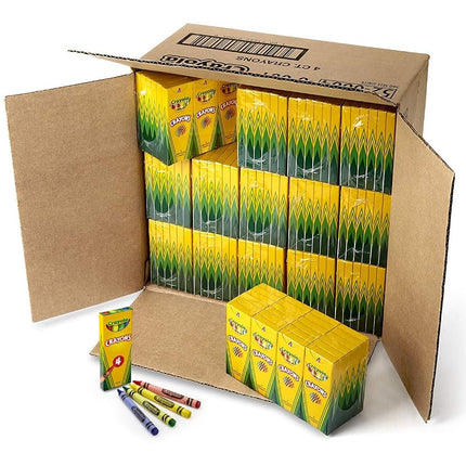 CRAYOLA 4ct. Crayon Tuck Box (360 packs of 4 Crayons)