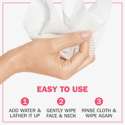 Olay Daily Facials Hydrating Cleansing Cloths, Moisturizing Makeup Remover, 66 Count