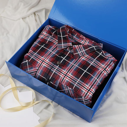 MUMUPACK Blue Gift Box,16x14x5.3 Large Gift Boxes With Lids For Presents Includes Ribbon And Diy Printable Sticker Paper,Bridesmaid Proposal Box,Magnetic Gift Box For Birthday,Wedding,Graduation