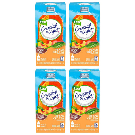 Crystal Light On The Go Peach Tea, 10-Count Boxes 