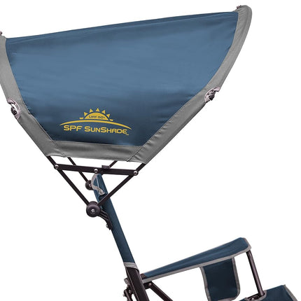 GCI Outdoor Sunshade Rocker Outdoor Rocking Chair with Canopy