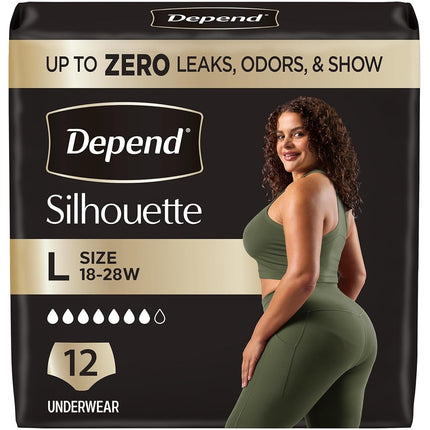 Depend Silhouette Adult Incontinence & Postpartum 