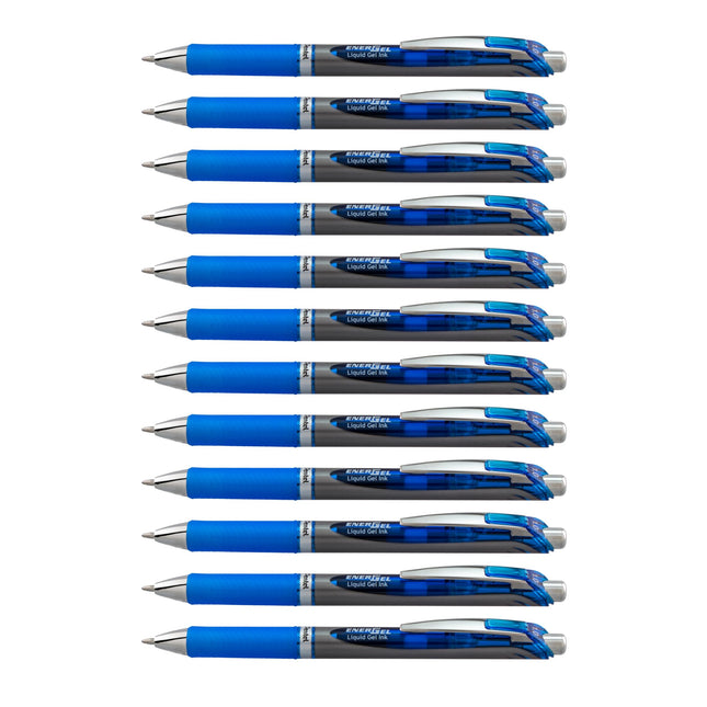 EnerGel XM Retractable, 1.0mm Tip, Blue ink, Pack 