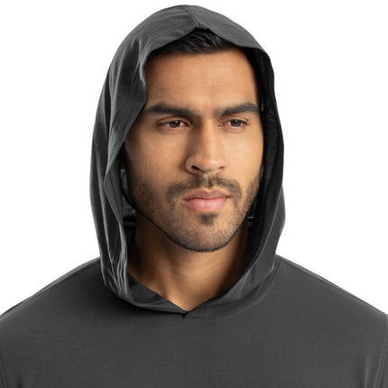 Wrangler Riggs Workwear Men's Long Sleeve Sun Protection Hoodie, Orange, XXL Big