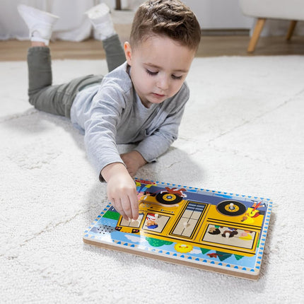 Melissa & Doug The Wheels On The Bus Sound Puzzle