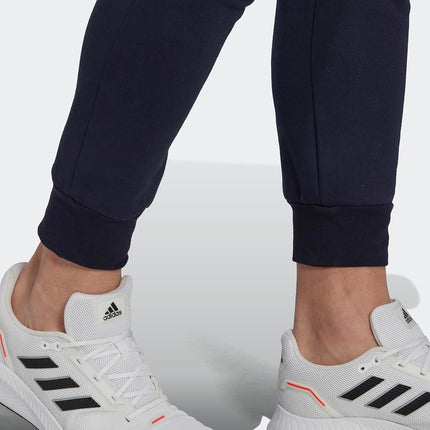 adidas Men's Essentials Tapered Pants, Ink/White, Small