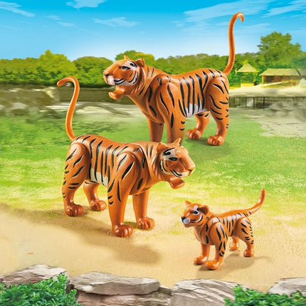Playmobil 6645 City Life Tiger Family, Fun Imaginative Role-Play, PlaySets Suitable for Children Ages 4+