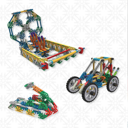 K'NEX | Imaginative Building Set 70+ Model | Educational Toys for Kids, 705 Piece STEM Learning Kit, Fun and Building Construction Toys, Suitable for Kids Aged 7+ | Basic Fun 13419