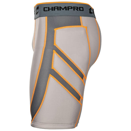 Short de compression pour jeunes CHAMPRO Wind Up, gris